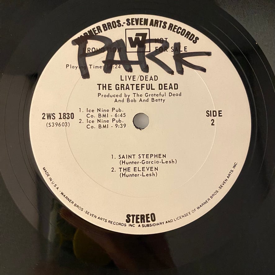 The Grateful Dead – Live/Dead 2LP USED VG+/G White Label Promo w/ Insert - Image 11