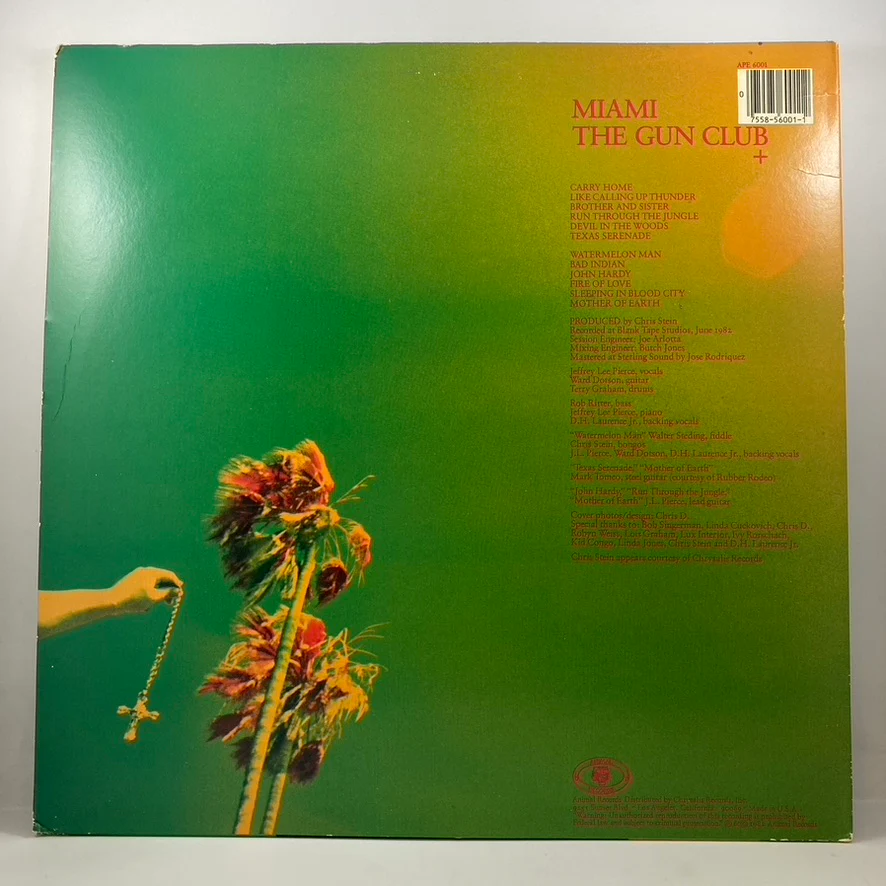 The Gun Club – Miami LP USED Vinyl VG+/VG+ - Image 2