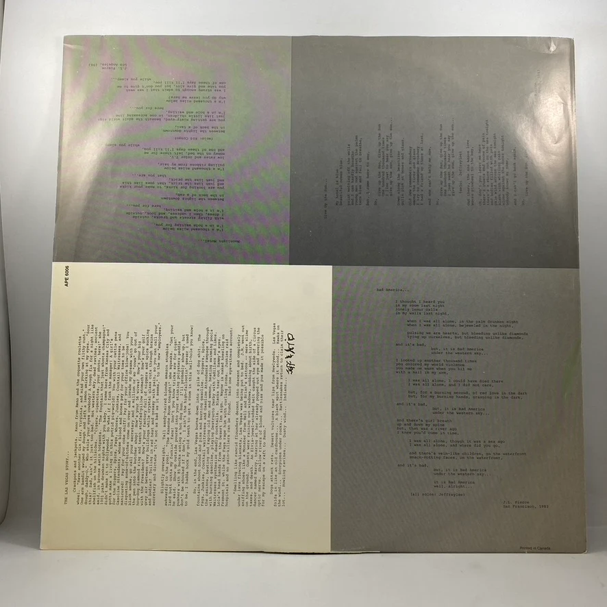 The Gun Club – The Las Vegas Story LP USED Vinyl VG++/VG+ - Image 3