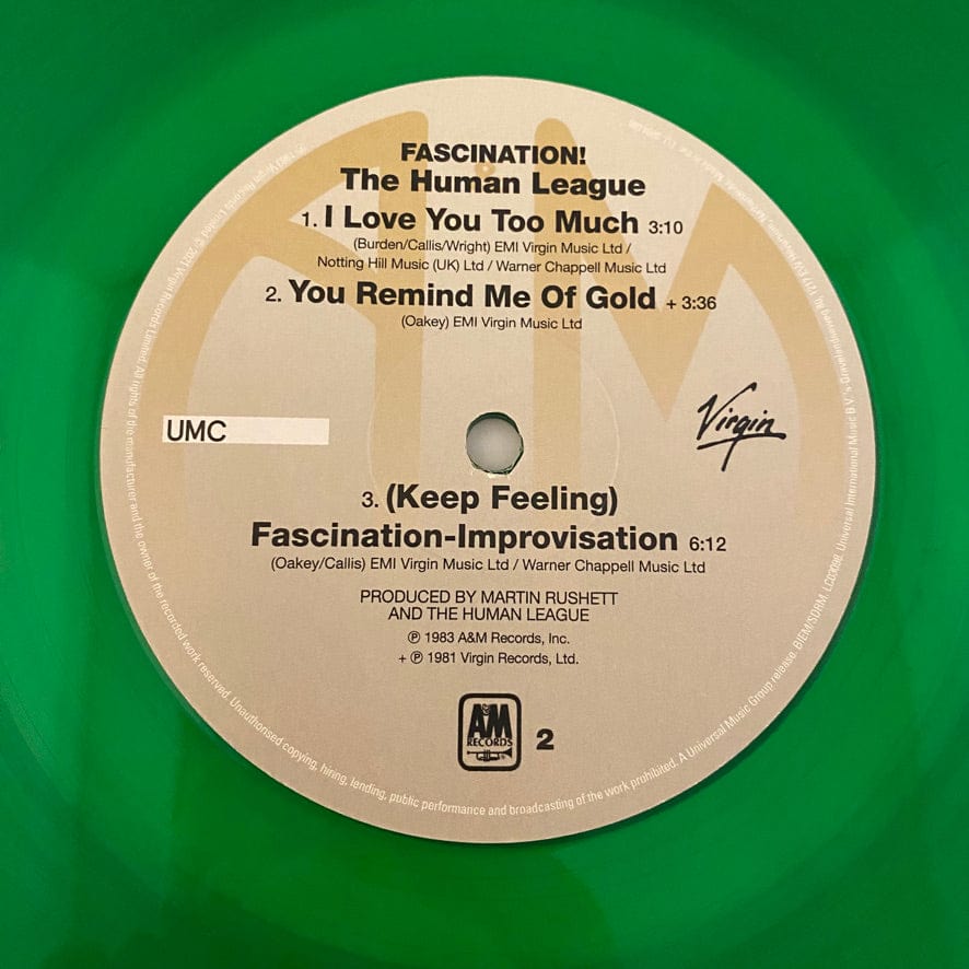 The Human League – The Virgin Years 5LP USED NM/NM Box Set Colored Vinyl - Image 10