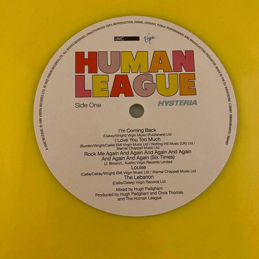 The Human League – The Virgin Years 5LP USED NM/NM Box Set Colored Vinyl - Image 13