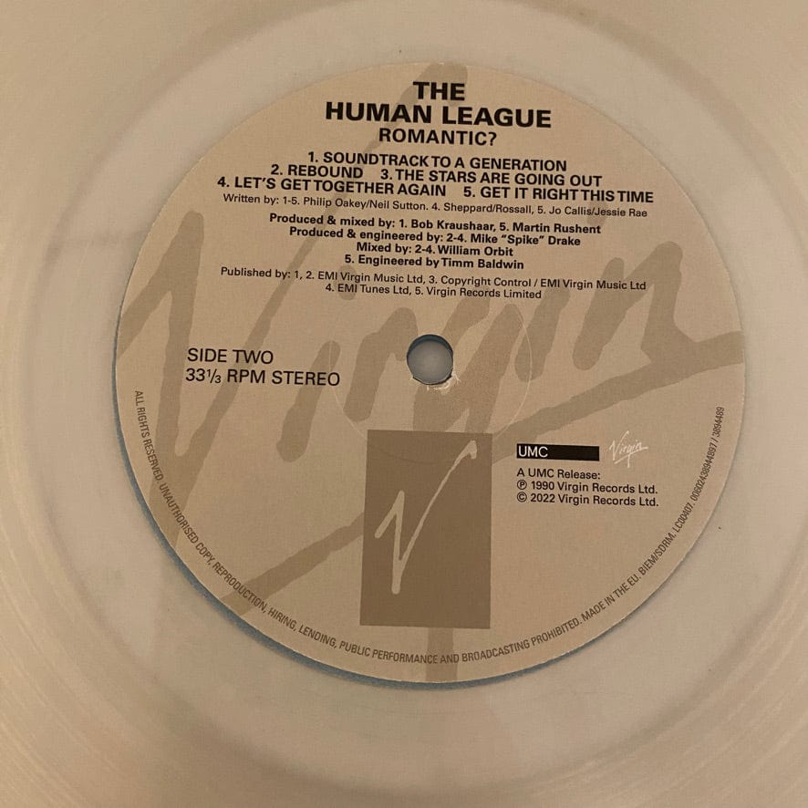 The Human League – The Virgin Years 5LP USED NM/NM Box Set Colored Vinyl - Image 23