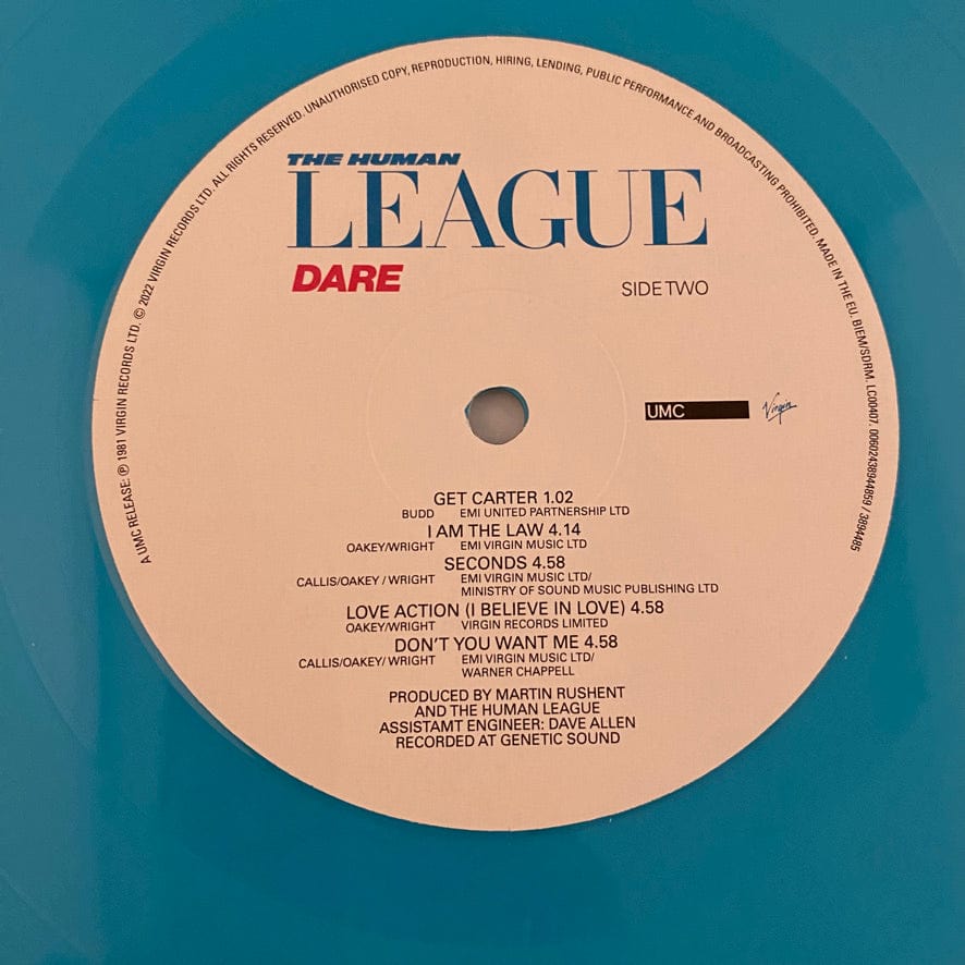 The Human League – The Virgin Years 5LP USED NM/NM Box Set Colored Vinyl - Image 6