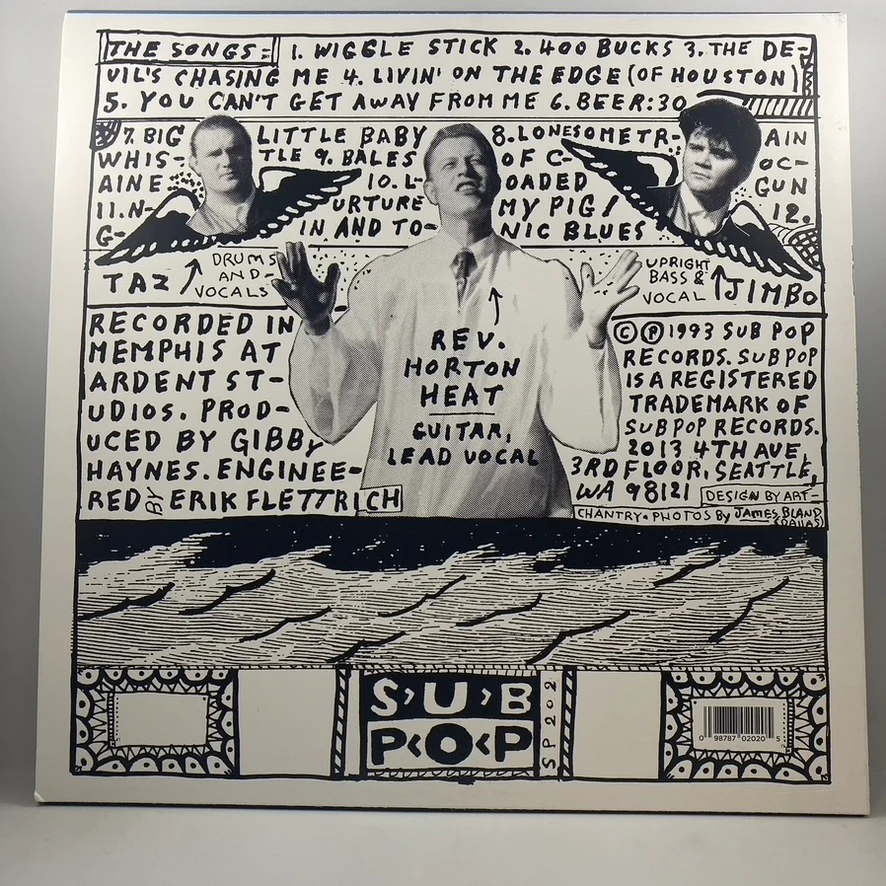 The Reverend Horton Heat – The Full-Custom Gospel Sounds Of The Reverend Horton Heat LP USED Vinyl VG+/NM - Image 2