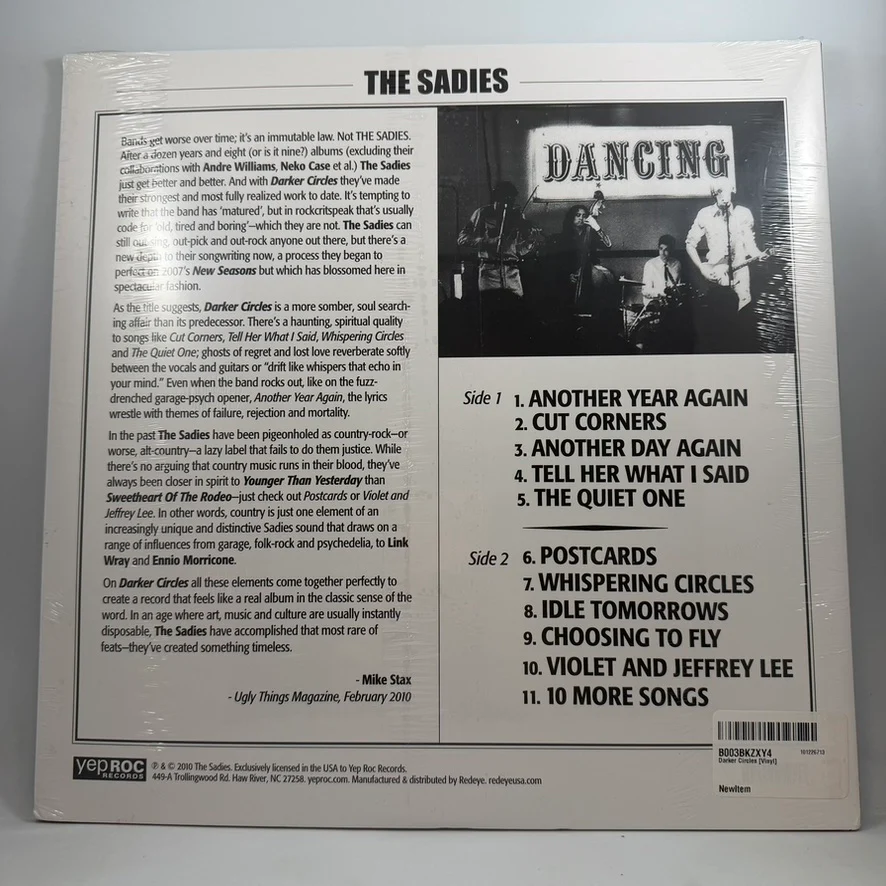 The Sadies – Darker Circles LP NOS Vinyl Mint Still Sealed - Image 2
