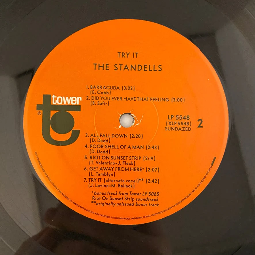 The Standells – Try It LP USED VG++/NM Mono Version - Image 4