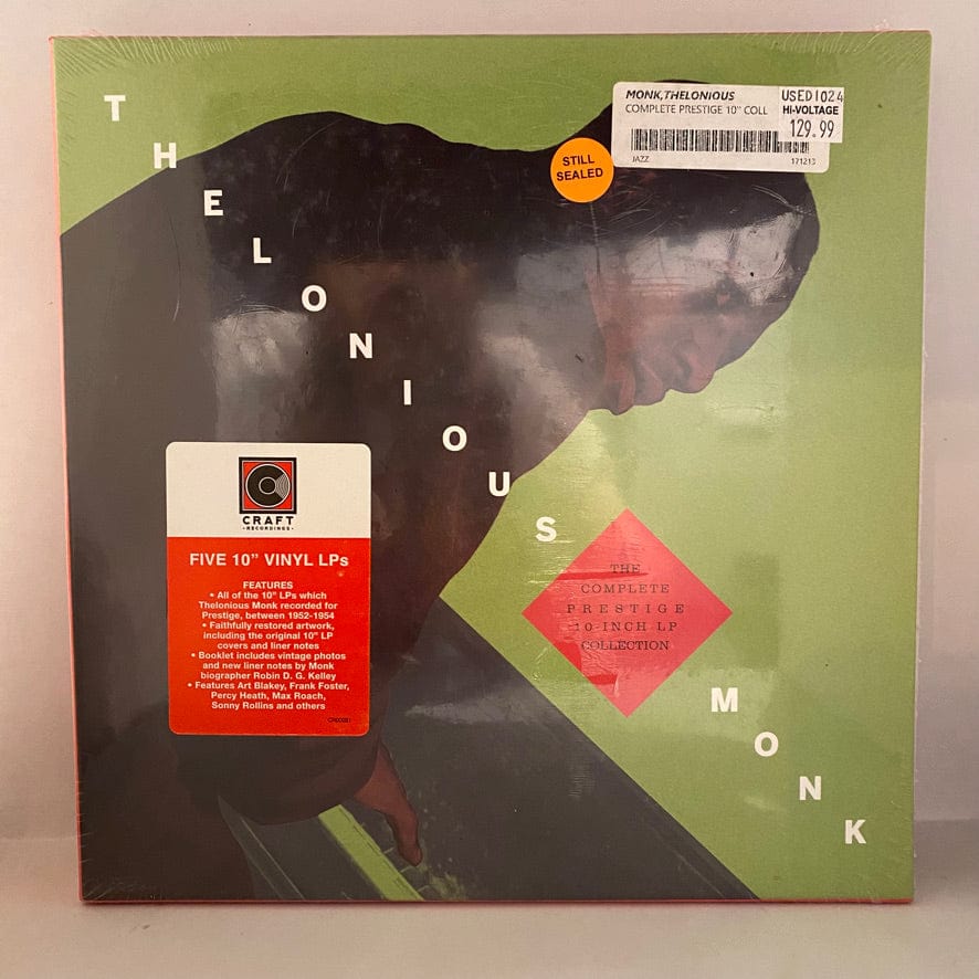 Thelonious Monk – The Complete Prestige 10-Inch LP Collection 5LP 10" Box Set USED NOS STILL SEALED