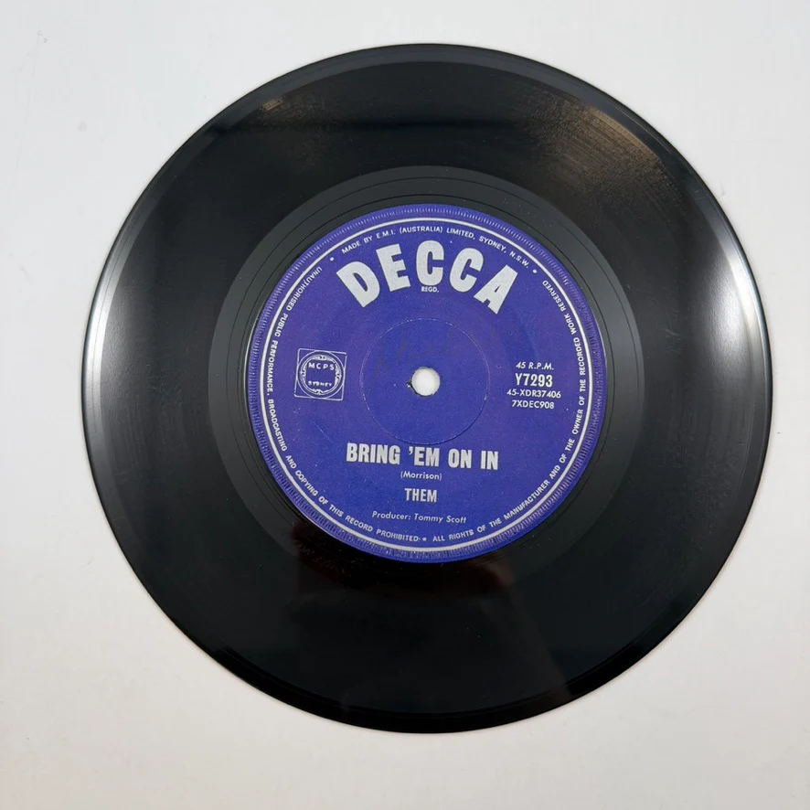 Them – Call My Name 7" USED Vinyl VG+/Generic - Image 4