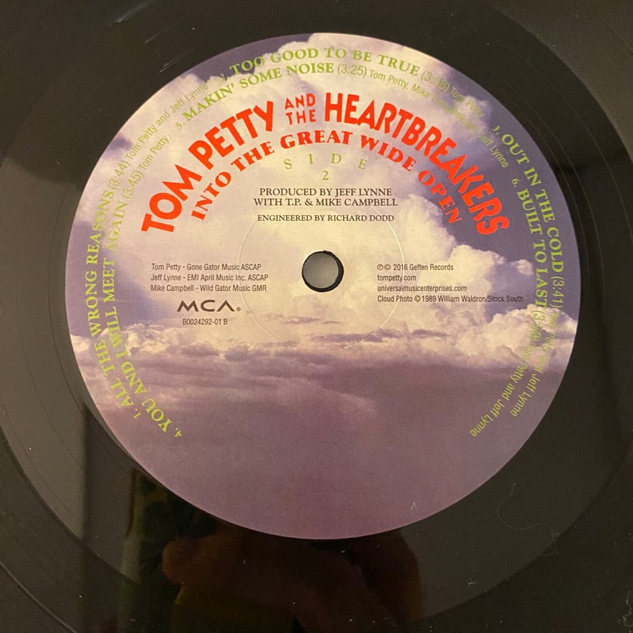 Tom Petty And The Heartbreakers – Into The Great Wide Open LP USED NM/NM 2017 180 Gram Reissue - Image 4