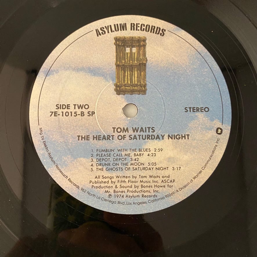 Tom Waits – The Heart Of Saturday Night LP USED VG++/VG+ - Image 4