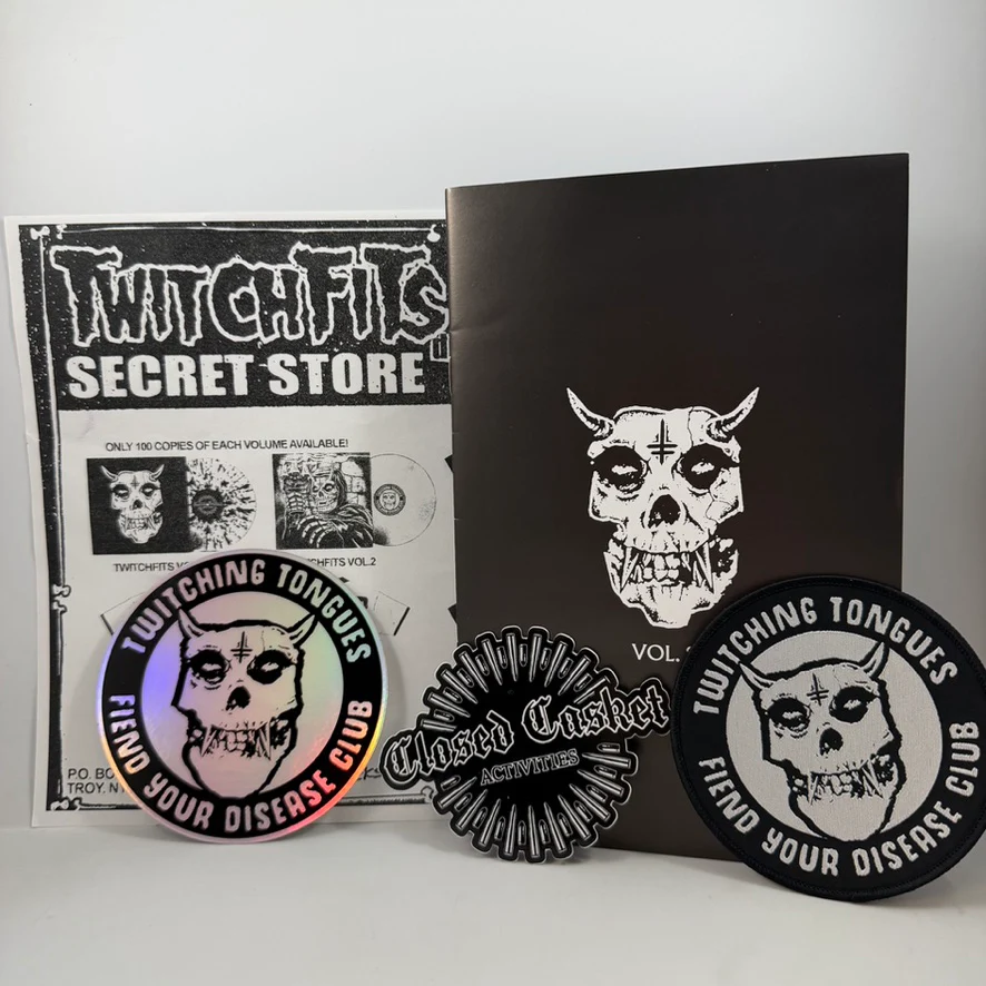 Twitching Tongues – Twitchfits - Vol. 2 LP USED Vinyl NM/NM Color Vinyl - Image 2