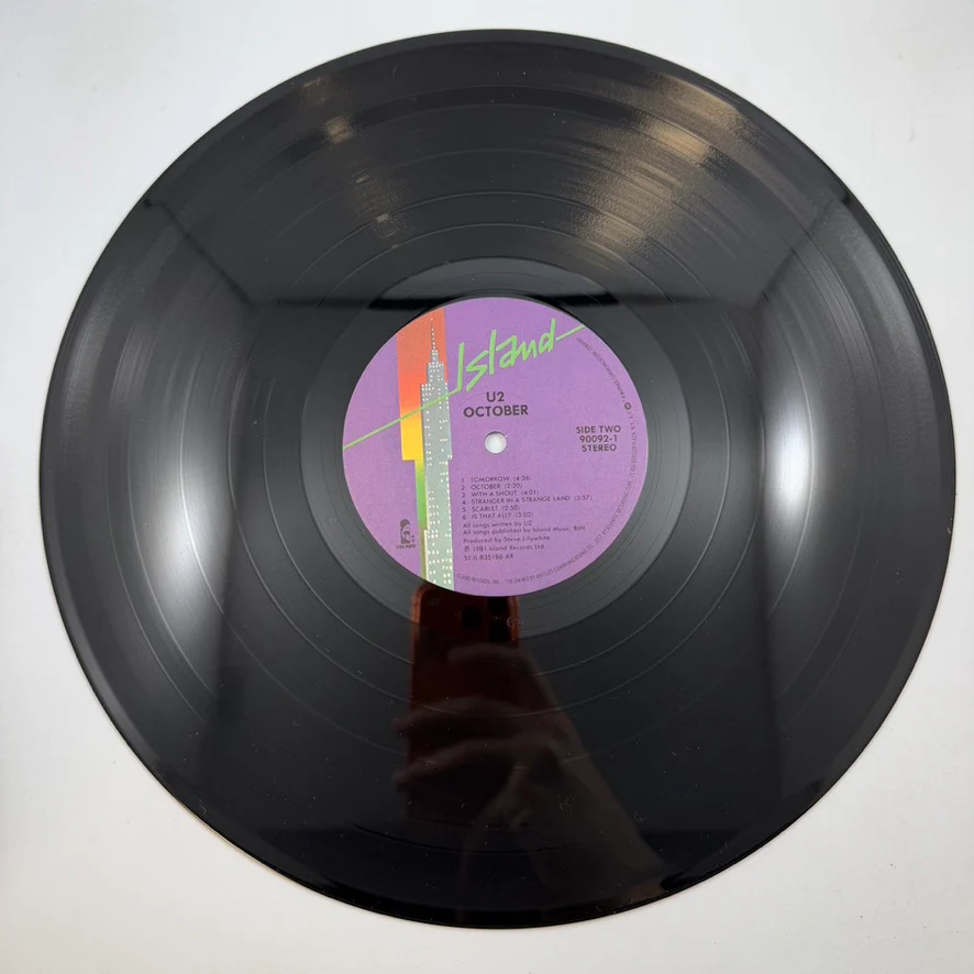 U2 – October LP USED Vinyl VG++/VG+ - Image 4