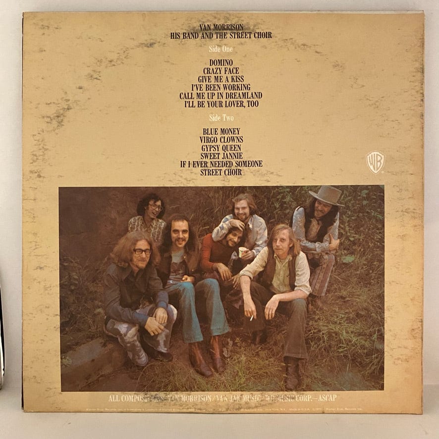 Van Morrison – His Band And The Street Choir LP USED VG++/VG+ - Image 2