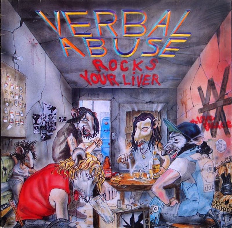Verbal Abuse - Rocks Your Liver LP NEW