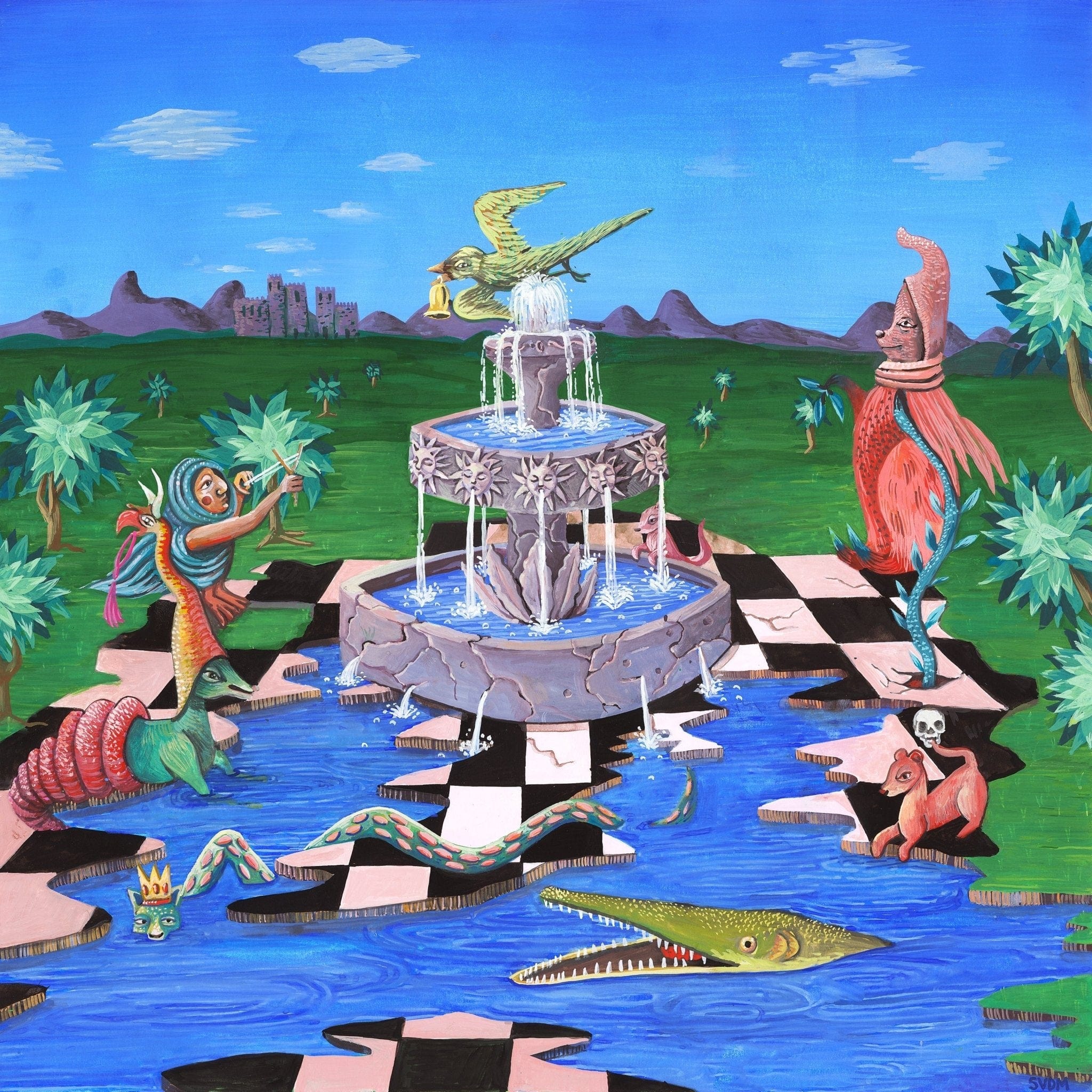 Video Age - Away From The Castle LP NEW PINK VINYL
