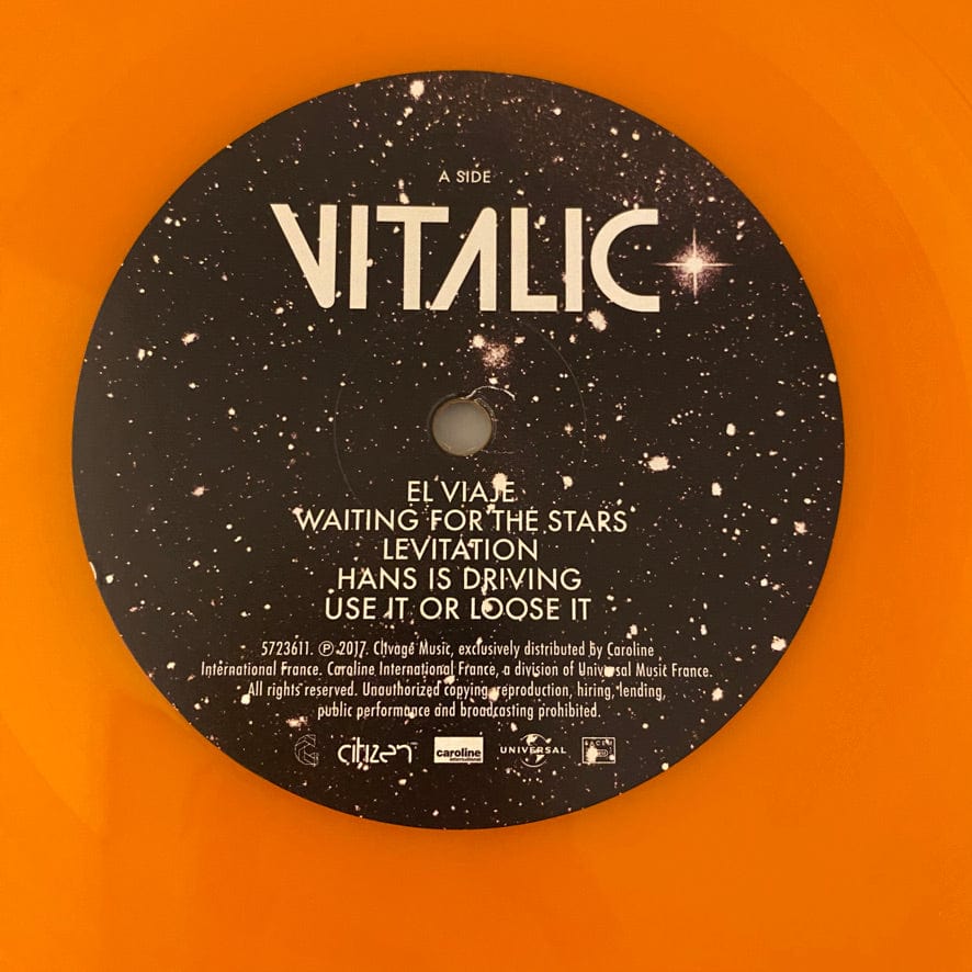Vitalic – Voyager LP USED NM/VG+ Orange Vinyl - Image 6
