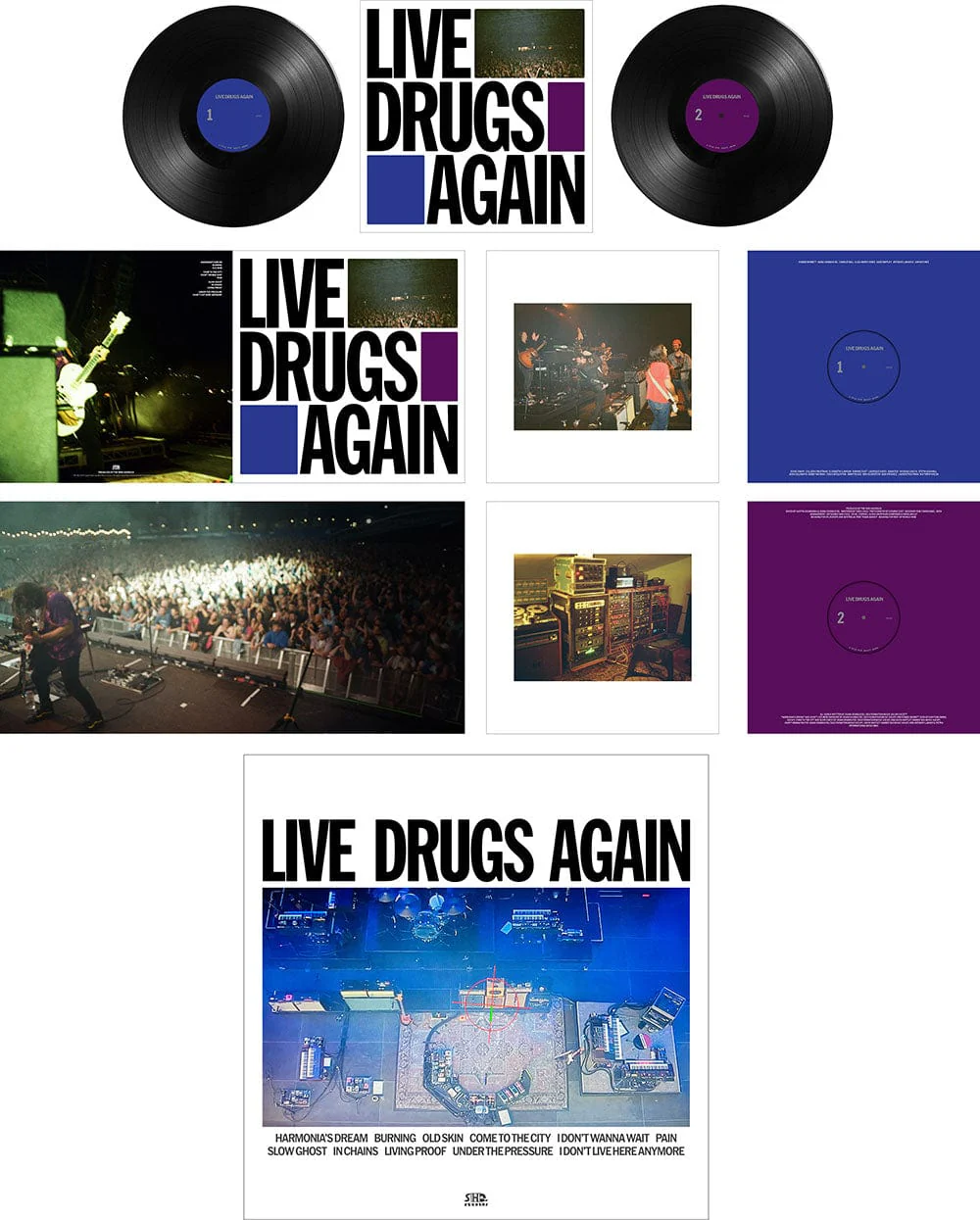 War on Drugs - Live Drugs Again 2LP NEW