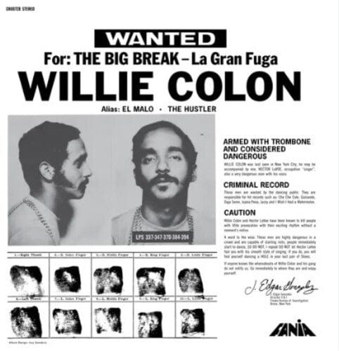 Willie Colon - La Gran Fuga LP NEW