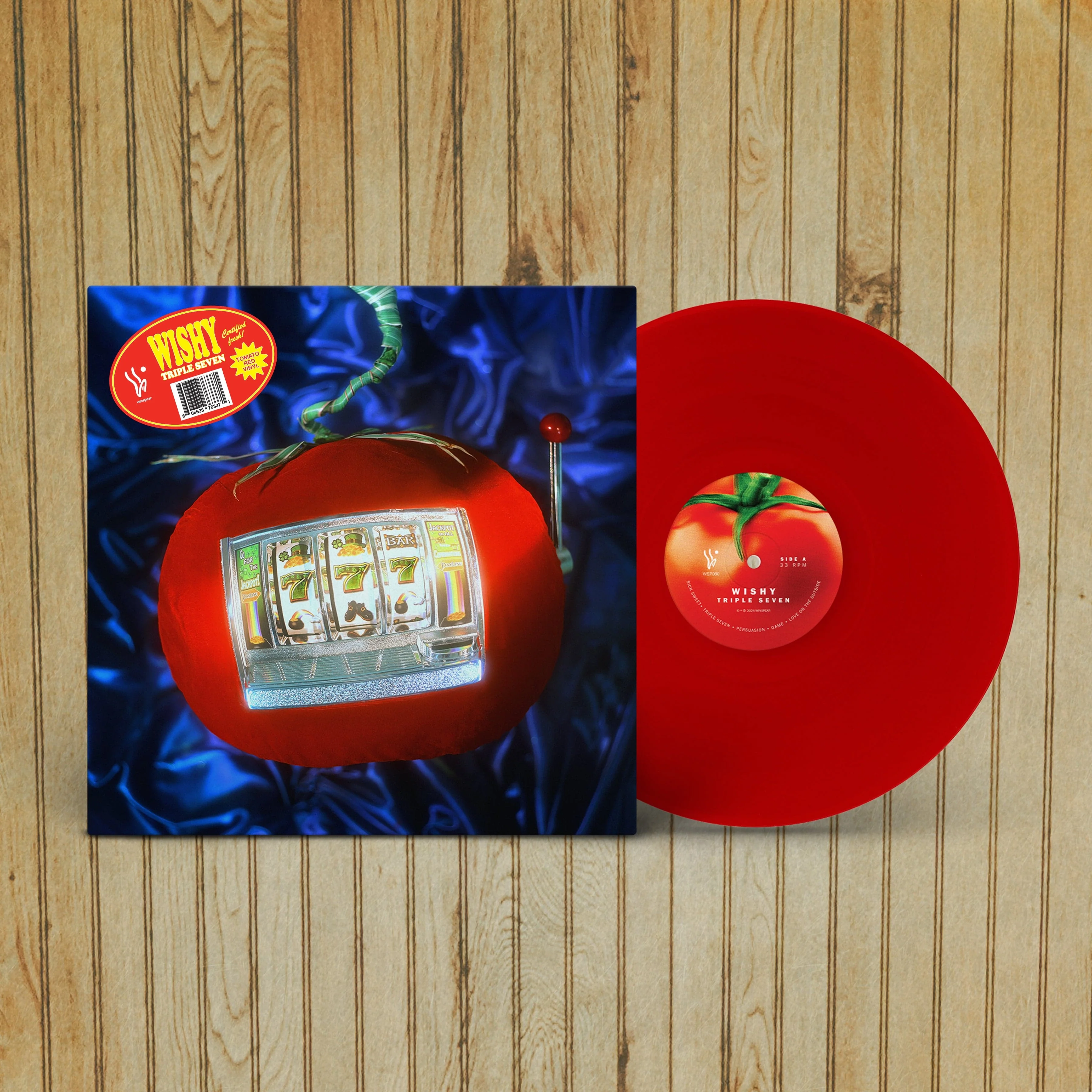 Wishy - Triple Seven LP NEW RED VINYL