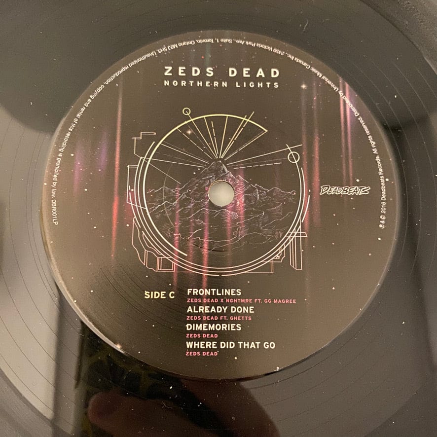 Zeds Dead – Northern Lights 2LP USED VG+/VG+ 2016 Original Pressing - Image 8