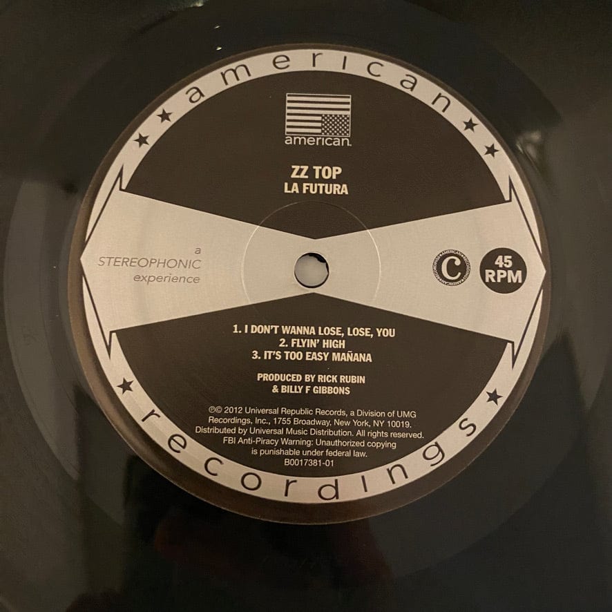 ZZ Top – La Futura 2LP USED NM/NM 45rpm - Image 5