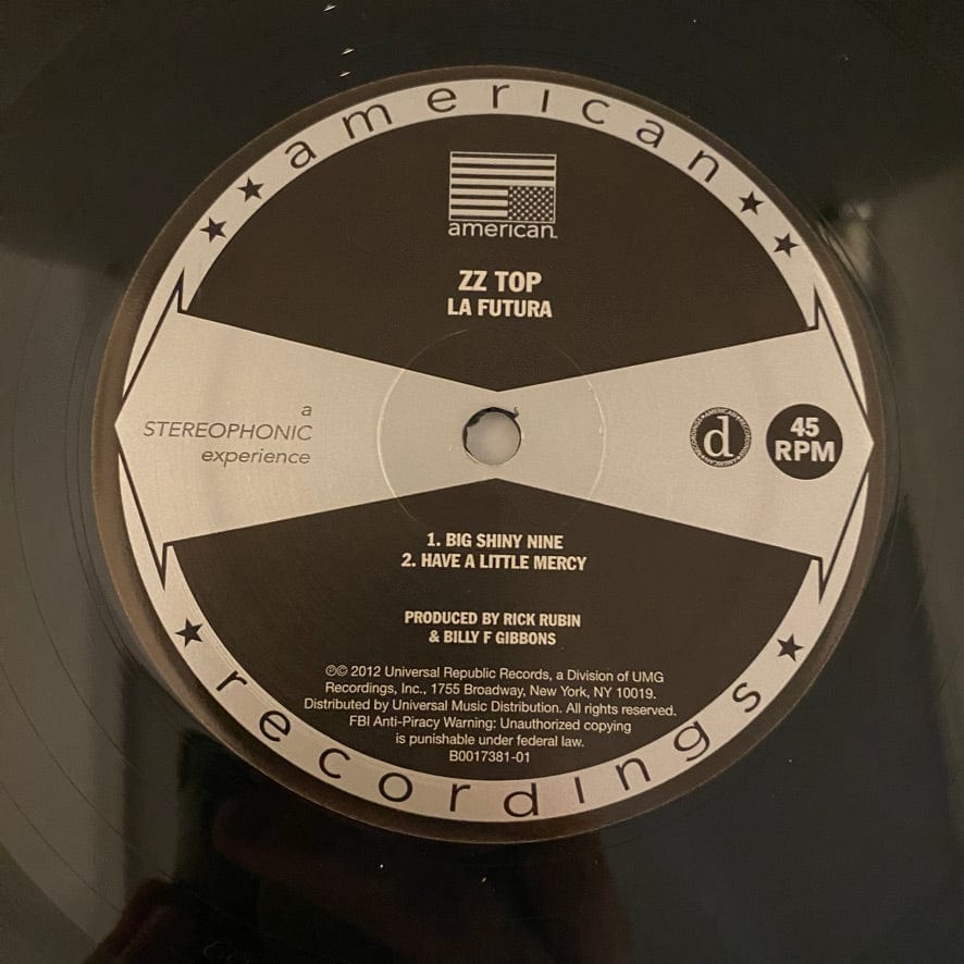 ZZ Top – La Futura 2LP USED NM/NM 45rpm - Image 6